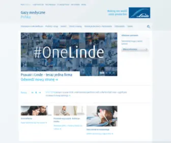 Linde-Healthcare.pl(Gazy medyczne) Screenshot