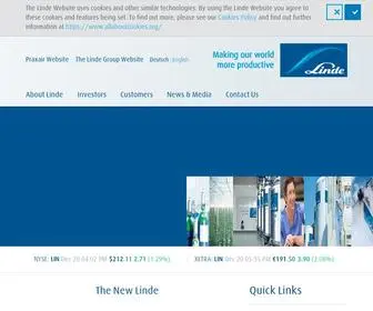 Linde.com(Linde Is Everywhere) Screenshot