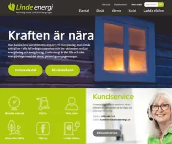 Lindeenergi.se(Linde energi) Screenshot