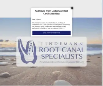 Lindemannrcs.com(Lindemann Root Canal Specialists in Flint) Screenshot