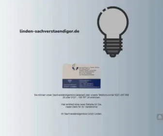 Linden-Sachverstaendiger.de(Just another WordPress site) Screenshot