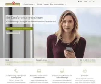 Lindenbaum.eu(Conferencing seit 1999 am Serverstandort Deutschland) Screenshot