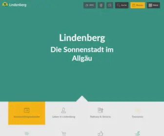 Lindenberg.de(Allgäu) Screenshot