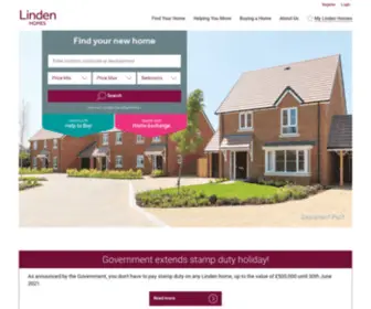 Lindenhomes.co.uk(Houses for Sale) Screenshot