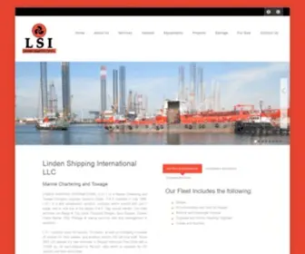 Lindeninternational.ae(Linden Shipping International LLC) Screenshot