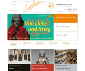 Lindenmuseum.de(Linden-Museum Stuttgart) Screenshot