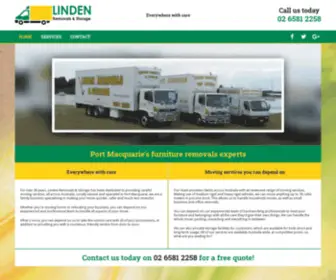 Lindenremovals.com.au(Furniture Removals) Screenshot