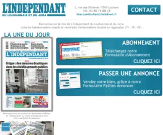 Lindependantdulouhannais.fr(L'Indépendant) Screenshot