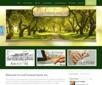 Lindfuneralhome.com(Lind Funeral Home located in Jamestown) Screenshot