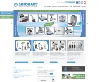 Lindhaus.it(Lavasciuga Pavimenti e Pulizia Professionale) Screenshot