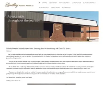 Lindleyfuneralhome.com(Lindley Funeral Home) Screenshot