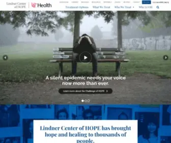 Lindnercenterofhope.org(Lindner Center of HOPE) Screenshot