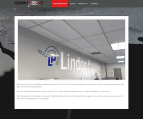 Lindonprecision.com(Lindon Precision) Screenshot
