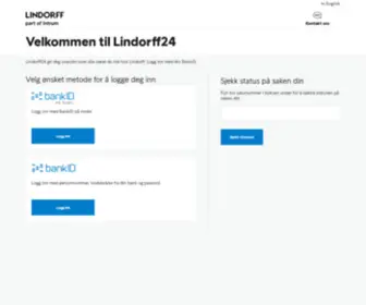 Lindorff24.no(Logg inn) Screenshot