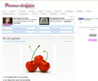 Lindospoemas.com(Poesia y Poemas de amor) Screenshot