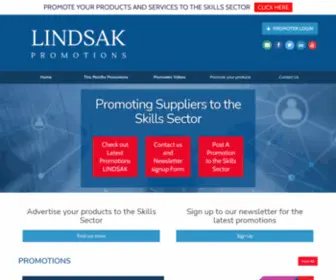 Lindsak.co.uk(Promoting Suppliers To The Skills Sector Promotions Website) Screenshot