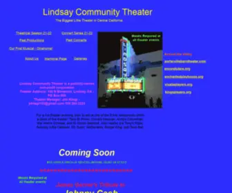 Lindsaycommunitytheater.com(Lindsaycommunitytheater) Screenshot