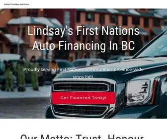 Lindsayfirstnations.com(Lindsay's First Nations Auto Financing) Screenshot