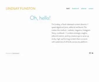 Lindsayfunston.com(Lindsay Funston) Screenshot