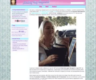 Lindsaykayhayward.com(Lindsay Kay Hayward Official Website. Lindsay) Screenshot