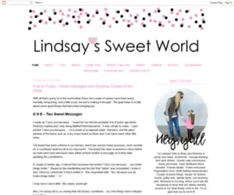 Lindsayssweetworld.com(Lindsay's Sweet World) Screenshot