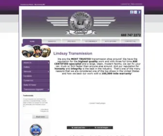 Lindsaytransmission.com(Warrensburg Missouri Transmission Repair and service) Screenshot