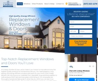 Lindsaywindows.com(Replacement Window and Door Manufacturer) Screenshot