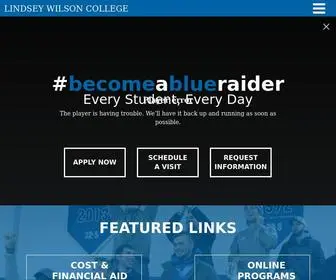 Lindsey.edu(Lindsey Wilson College) Screenshot