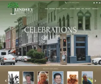 Lindseyfuneral.com(Lindsey Funeral Home Traditional and Cremation Services Paducah KY) Screenshot