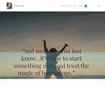 Lindseygraf.com(Life Coach) Screenshot