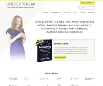 Lindseypollak.com(Multigenerational Workplace Expert & Keynote Speaker) Screenshot