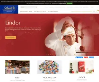 Lindt.co.uk(Chocolates, Truffles, and Delicious Gifts) Screenshot