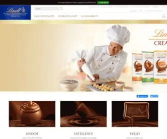 Lindt.co.za(Chocolates, Truffles, and Delicious Gifts) Screenshot