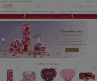 Lindt.com(Chocolade, Bonbons en Cadeaus) Screenshot
