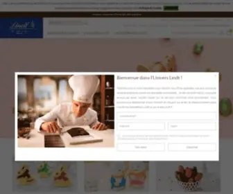 Lindt.fr(Découvrez le monde des chocolats Lindt et Sprüngli) Screenshot