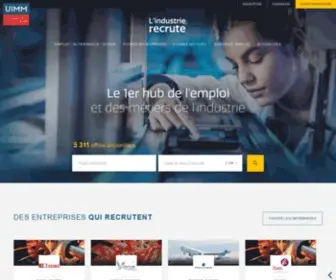 Lindustrie-Recrute.fr(L'Industrie recrute) Screenshot