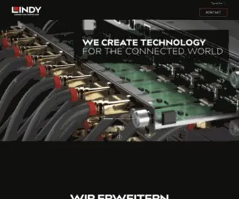 Lindy.ch(Computer & AV Cables & Connections from LINDY Worldwide) Screenshot