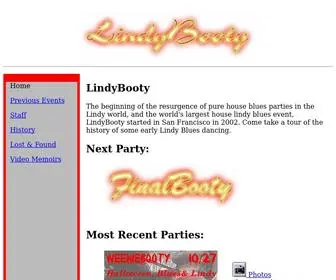 Lindybooty.com(Lindy Booty) Screenshot