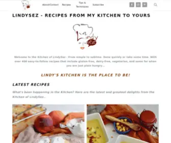 Lindysez.com(Recipes) Screenshot