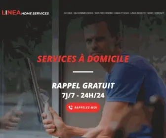 Linea-Services.ch(Service aide à domicile Suisse (Genève) Screenshot