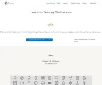 Linea.io(Personalizing the icons of your PC or your website) Screenshot