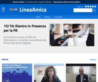 Lineaamica.it(La Pubblica Amministrazione al tuo servizio) Screenshot