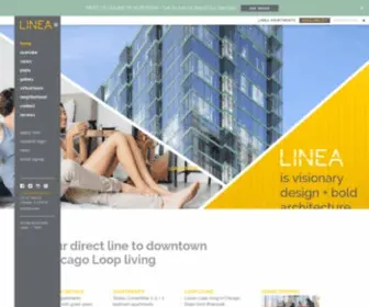 Lineachicago.com(LINEA Apartments) Screenshot