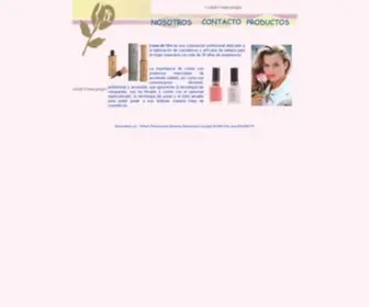 Lineadeoro.com(Linea de Oro Cosmeticos) Screenshot