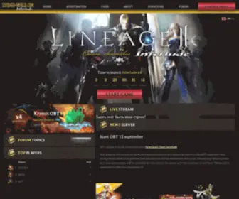 Lineage-World.com(Сайт) Screenshot