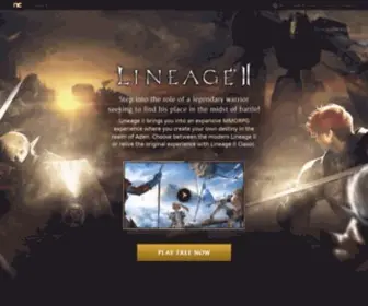 Lineage2.com(Lineage II) Screenshot