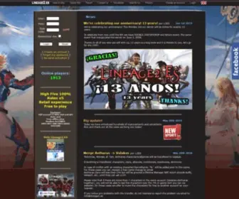Lineage2.es(Retail experience) Screenshot