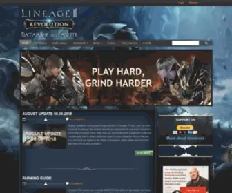 Lineage2Revolution.eu(Community page) Screenshot