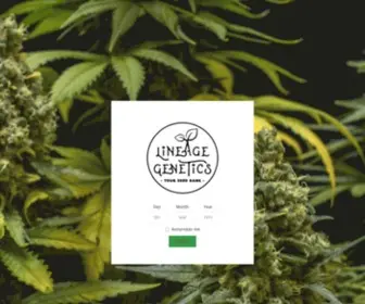 Lineagegenetics.com(Cannabis Seeds for Growing) Screenshot