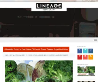 Lineagerestaurant.com(Lineagerestaurant) Screenshot